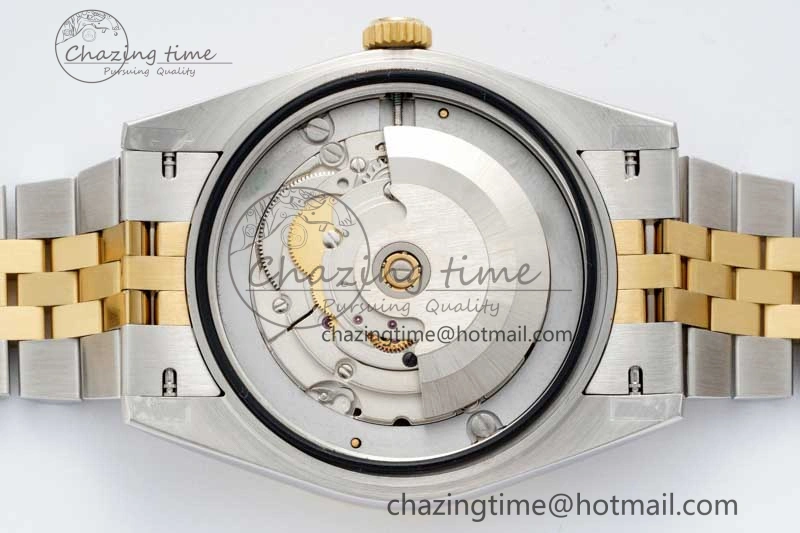TravelReady DateJust 41 SS YG JDF 1:1 Best Edition 904L Steel YG Stick Dial on SS YG Jubilee Bracelet VR3235 V 2112
