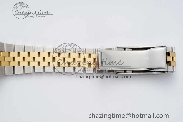TravelReady DateJust 41 SS YG JDF 1:1 Best Edition 904L Steel YG Stick Dial on SS YG Jubilee Bracelet VR3235 V 2112