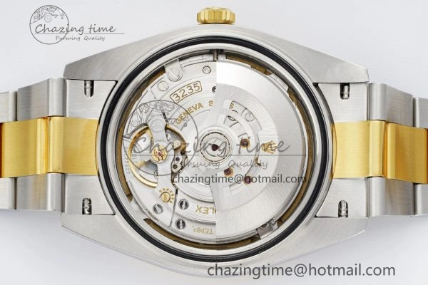 OnTrend DateJust 41 SS YG Polished Bezel KING 1:1 Best Edition 904L Steel Black Dial on Oyster Bracelet VR 2229