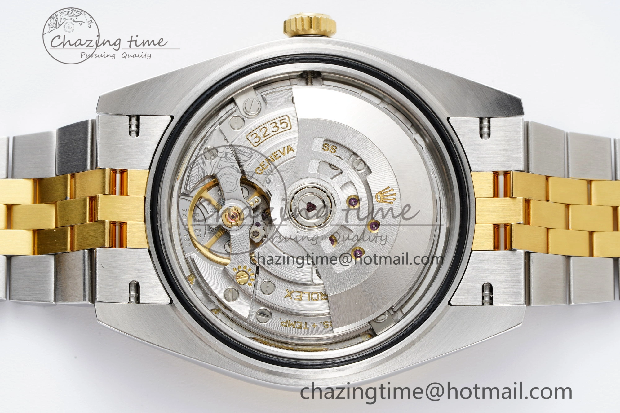 DateJust 41 SS YG Polished Bezel KING 1:1 Best Edition 904L Steel Gray Dial Green Roman on Jubilee Bracelet VR OnTrend 2225