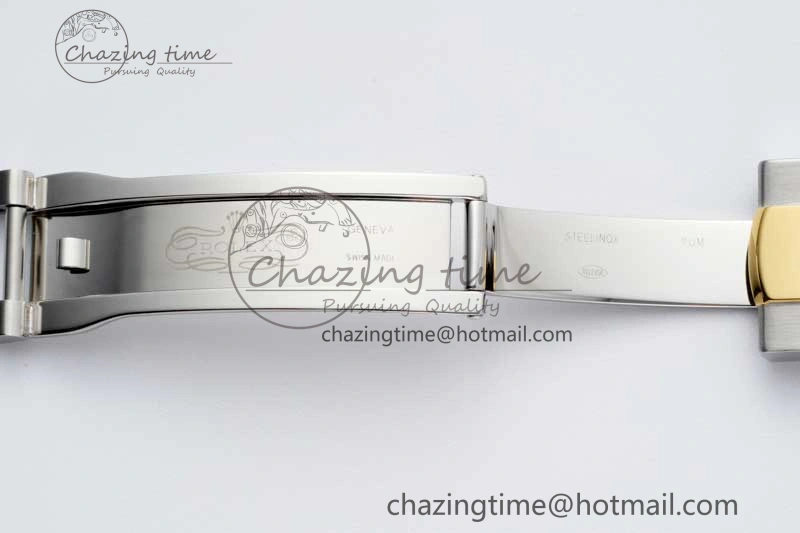SmartChoice DateJust 41 SS YG Polished Bezel KING 1:1 Best Edition 904L Steel Gray Dial on Oyster Bracelet VR 2227