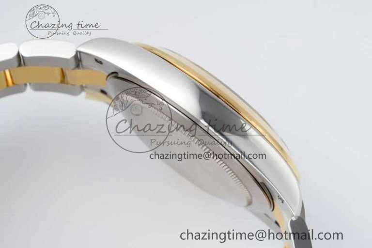 SmartChoice DateJust 41 SS YG Polished Bezel KING 1:1 Best Edition 904L Steel Gray Dial on Oyster Bracelet VR 2227