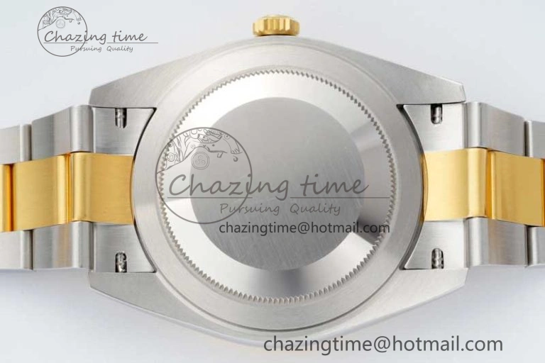 SmartChoice DateJust 41 SS YG Polished Bezel KING 1:1 Best Edition 904L Steel Gray Dial on Oyster Bracelet VR 2227
