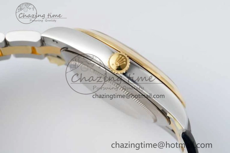 SmartChoice DateJust 41 SS YG Polished Bezel KING 1:1 Best Edition 904L Steel Gray Dial on Oyster Bracelet VR 2227