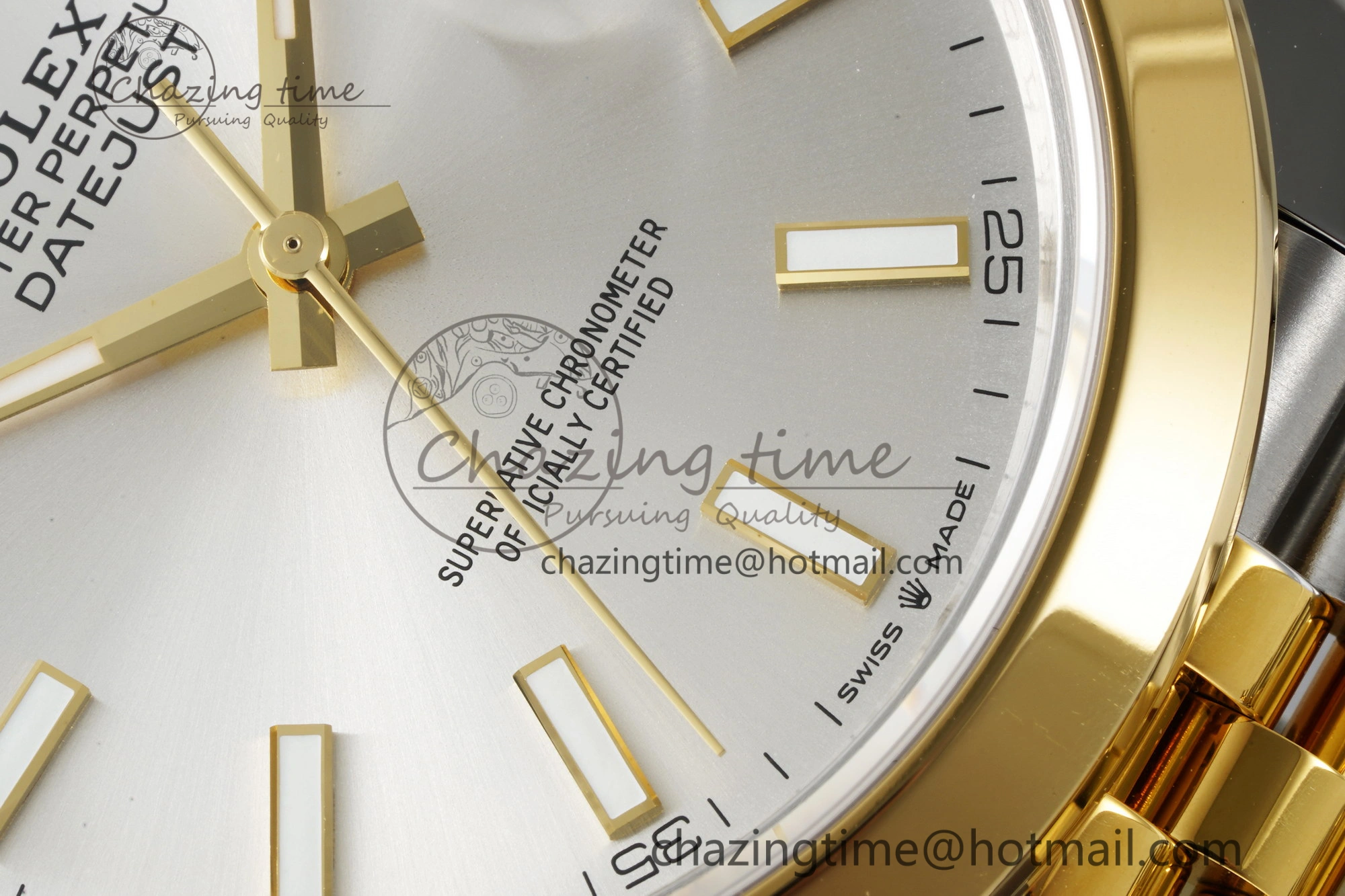 DateJust 41 SS YG Polished Bezel KING 1:1 Best Edition 904L Steel Silver Dial on Jubilee Bracelet VR Reliable 2224