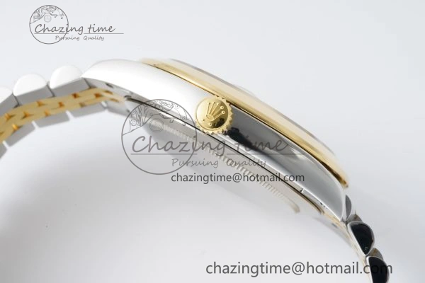 DateJust 41 SS YG Polished Bezel KING 1:1 Best Edition 904L Steel Silver Dial on Jubilee Bracelet VR Reliable 2224
