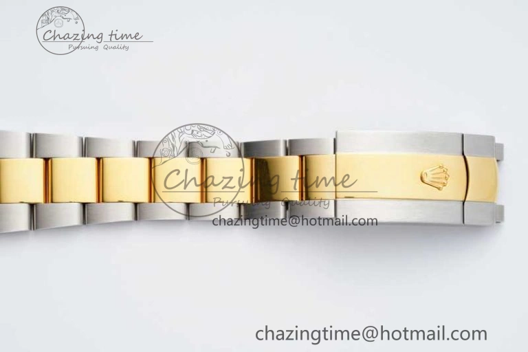 DateJust 41 SS YG Polished Bezel KING 1:1 Best Edition 904L Steel Silver Dial on Oyster Bracelet VR TimelessDesign 2226