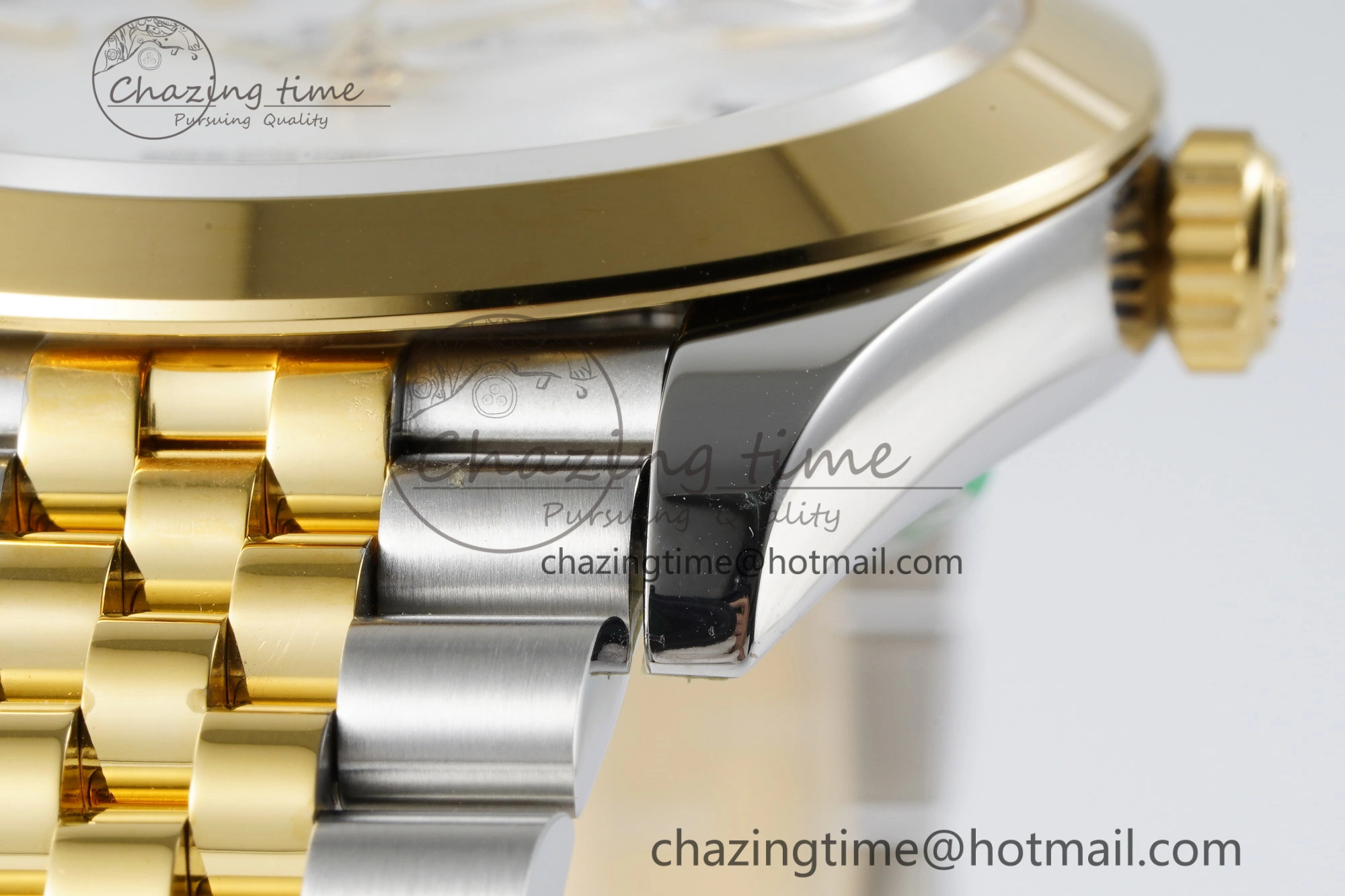 Modern DateJust 41 SS YG Polished Bezel KING 1:1 Best Edition 904L Steel White Dial on Jubilee Bracelet VR 2223