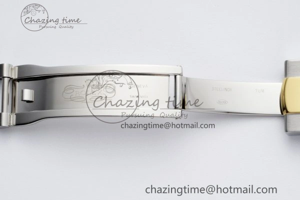 Effortless DateJust 41 SS YG Polished Bezel KING 1:1 Best Edition 904L Steel White Dial on Oyster Bracelet VR 2231
