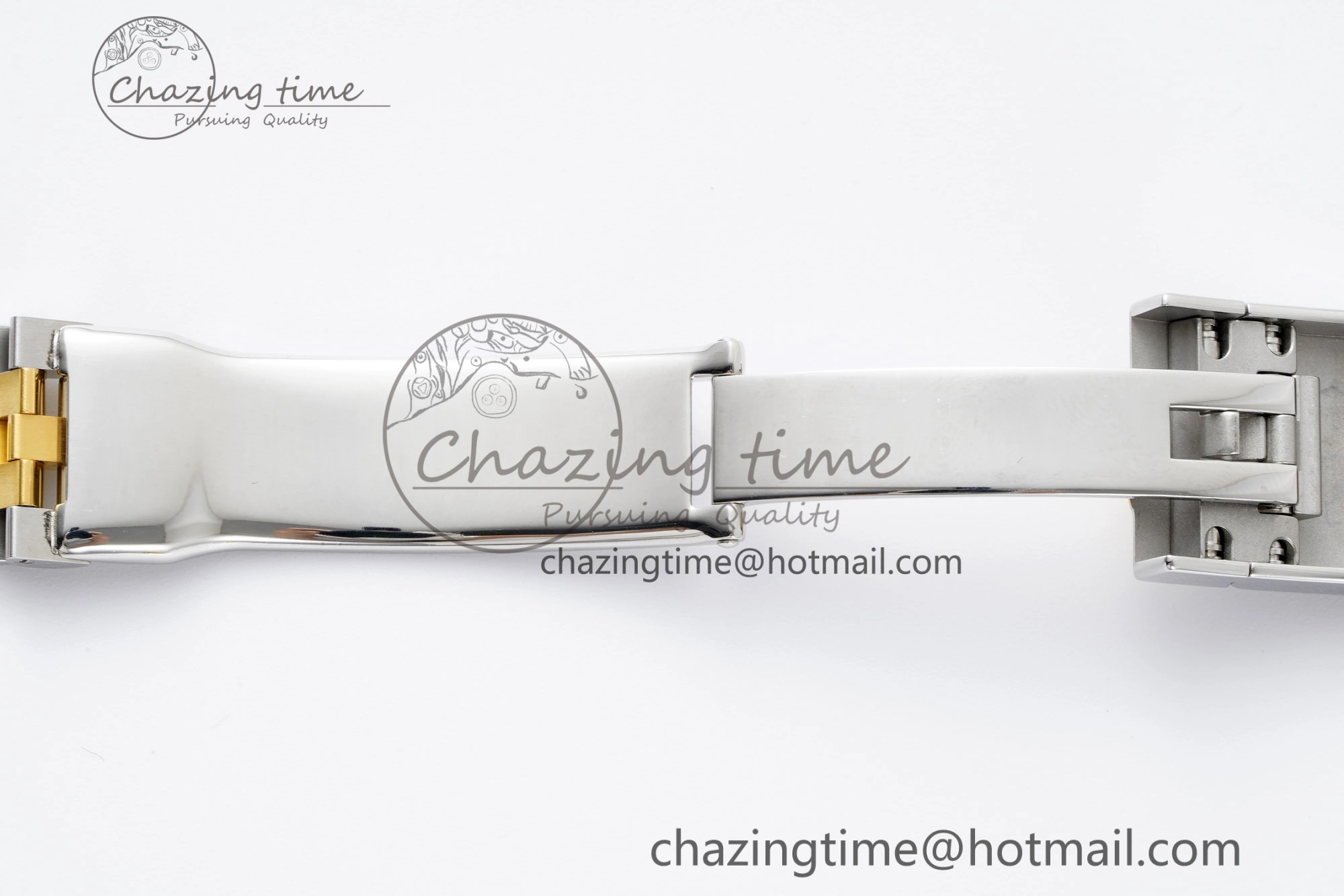Thermal DateJust 41 SS YG Polished Bezel KING 1:1 Best Edition 904L Steel YG Dial on Jubilee Bracelet VR 2221