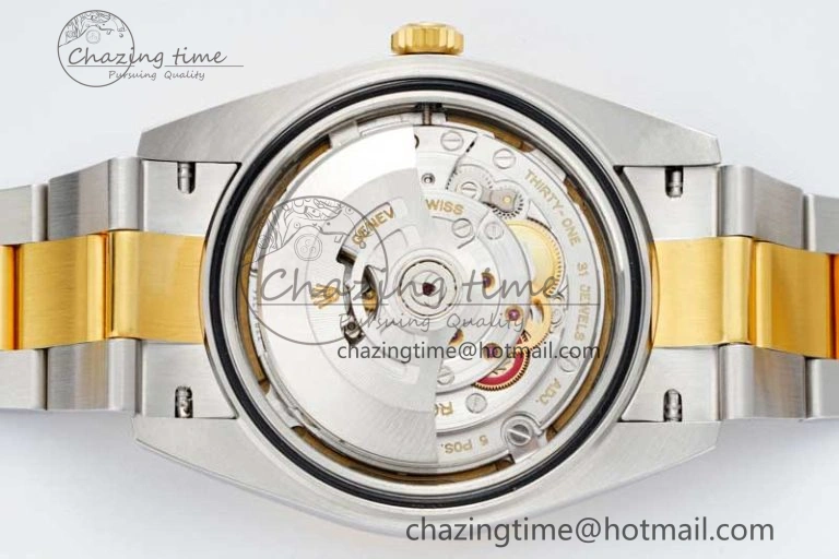 DateJust 41 SS YG Polished Bezel KING 1:1 Best Edition 904L Steel YG Dial on Oyster Bracelet VR Effortless 2228