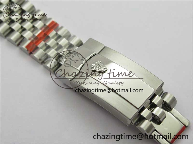 Minimalist DateJust 41MM 126334 904L SS VRF 1:1 Best Edition Black Dial Roman Markers on SS Jubilee Bracelet A 2899