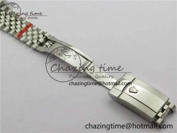 Minimalist DateJust 41MM 126334 904L SS VRF 1:1 Best Edition Black Dial Roman Markers on SS Jubilee Bracelet A 2899