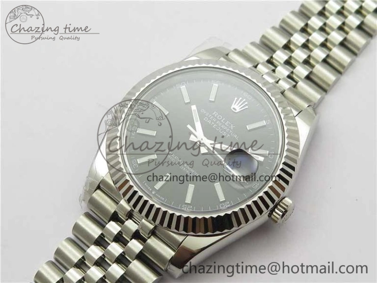 DateJust 41MM 126334 904L SS VRF 1:1 Best Edition Black Dial Stick Markers on SS Jubilee Bracelet A ModernLook 2901