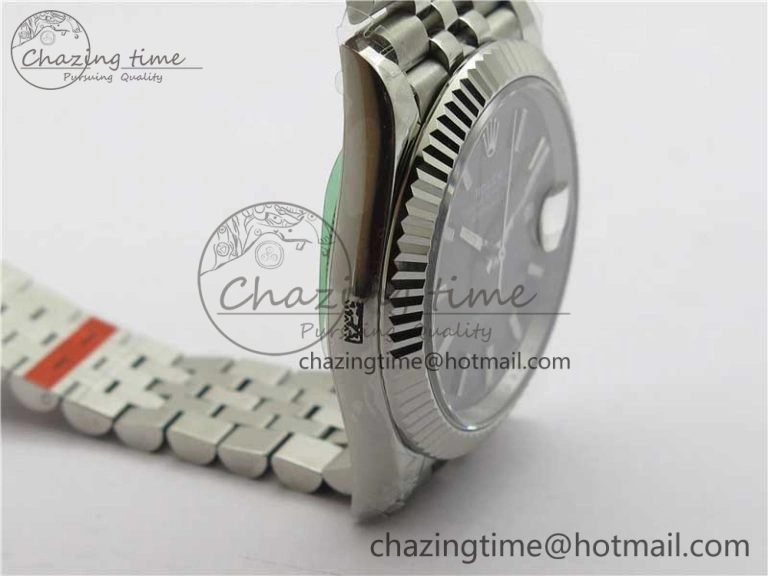 Casual DateJust 41MM 126334 904L SS VRF 1:1 Best Edition Gray Dial Stick Markers on SS Jubilee Bracelet A 2902