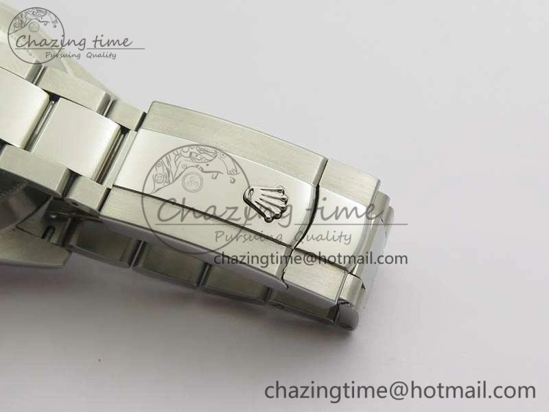 SmoothTexture DateJust 41mm 126300 SS Noob 1:1 Best Edition Gray Dial Stick Markers On SS Bracelet A 3598
