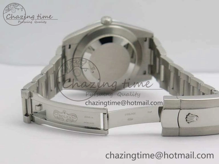 SmoothTexture DateJust 41mm 126300 SS Noob 1:1 Best Edition Gray Dial Stick Markers On SS Bracelet A 3598