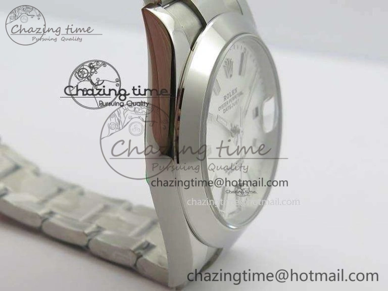 DateJust 41mm 126300 SS Noob 1:1 Best Edition Silver Dial Stick Markers On SS Bracelet A Functional 3597