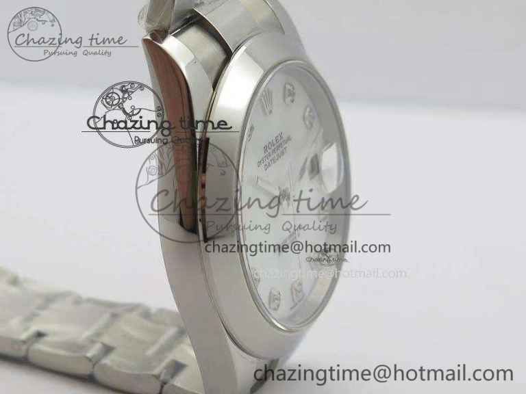 DateJust 41mm 126300 SS Noob 1:1 Best Edition White MOP Dial Diam Markers On SS Bracelet A Tailored 3591