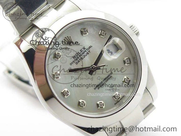 DateJust 41mm 126300 SS Noob 1:1 Best Edition White MOP Dial Diam Markers On SS Bracelet A Tailored 3591