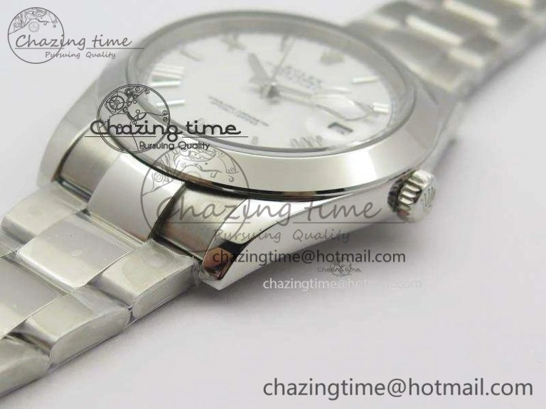 DateJust 41mm 126300 SS Noob 1:1 Best Edition White Roman Dial On SS Bracelet A ZipUp 3593