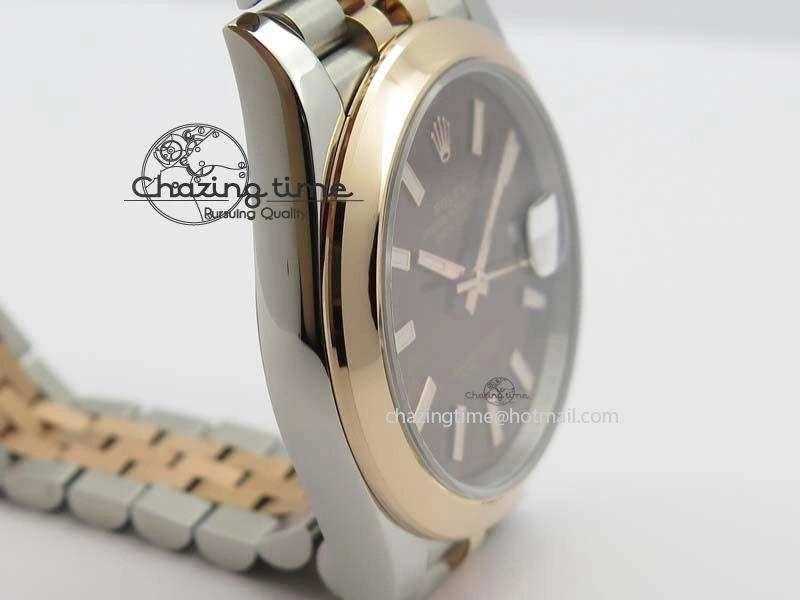 Sporty DateJust 41mm 126303 Noob 1:1 Best Edition RG Wrapped Brown Dial On Jubilee Bracelet A 3787