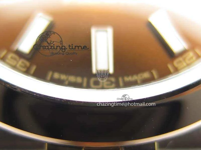Sporty DateJust 41mm 126303 Noob 1:1 Best Edition RG Wrapped Brown Dial On Jubilee Bracelet A 3787