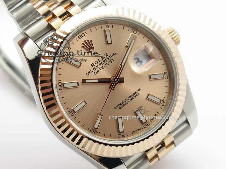 DateJust 41mm 126303 Noob 1:1 Best Edition RG Wrapped RG Dial Fluted Bezel On Jubilee Bracelet A Elegant 3780