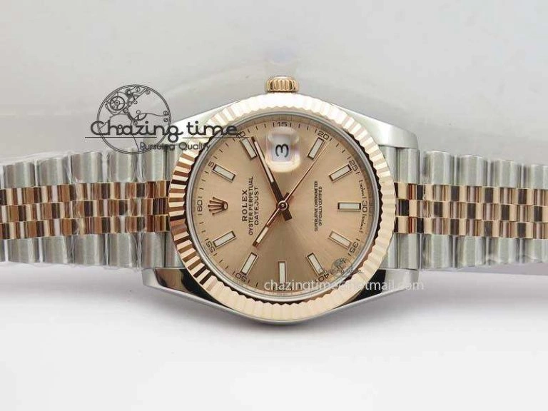 DateJust 41mm 126303 Noob 1:1 Best Edition RG Wrapped RG Dial Fluted Bezel On Jubilee Bracelet A Elegant 3780