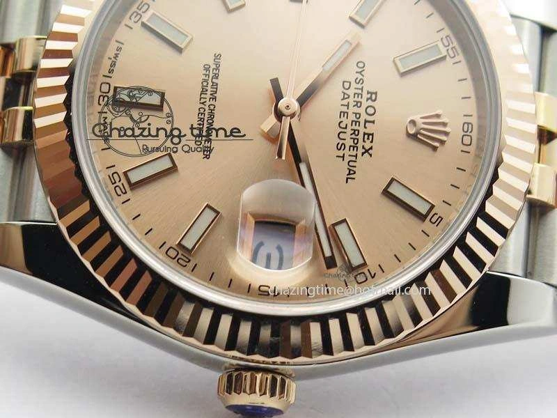 DateJust 41mm 126303 Noob 1:1 Best Edition RG Wrapped RG Dial Fluted Bezel On Jubilee Bracelet A Elegant 3780