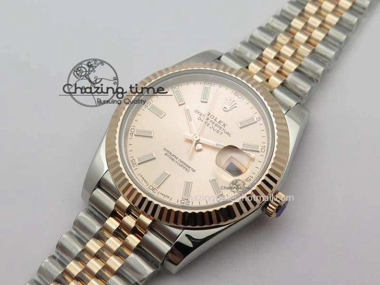 DateJust 41mm 126303 Noob 1:1 Best Edition RG Wrapped RG Dial Fluted Bezel On Jubilee Bracelet A Elegant 3780