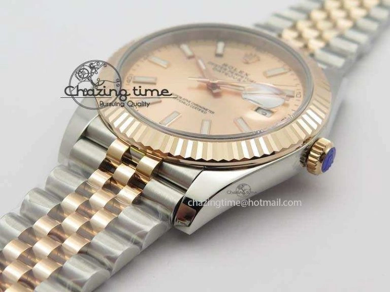 DateJust 41mm 126303 Noob 1:1 Best Edition RG Wrapped RG Dial Fluted Bezel On Jubilee Bracelet A Elegant 3780