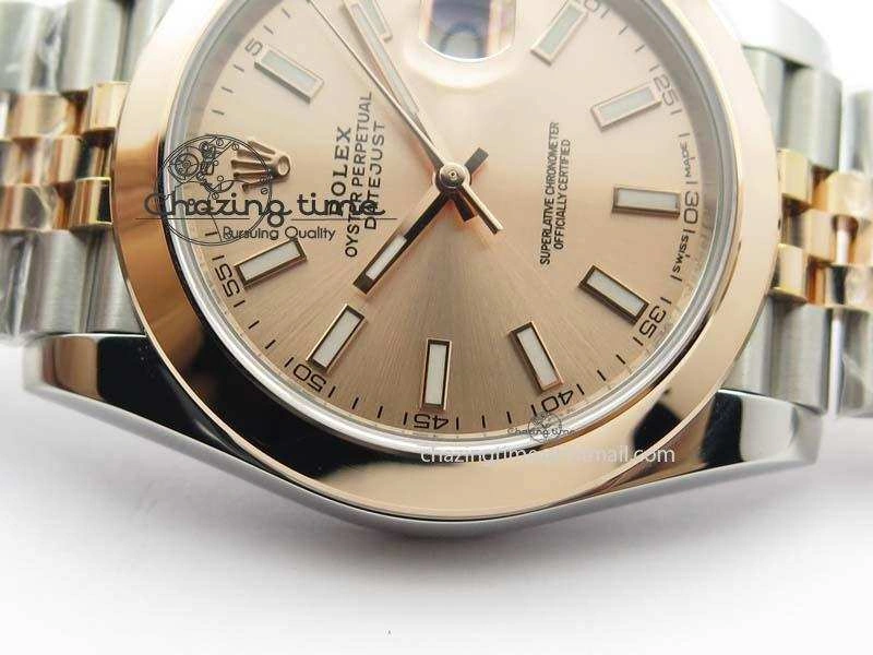 Unique DateJust 41mm 126303 Noob 1:1 Best Edition RG Wrapped RG Dial On Jubilee Bracelet A 3784