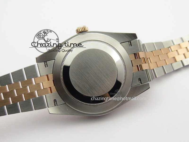 Neat DateJust 41mm 126303 Noob 1:1 Best Edition RG Wrapped RG Diam Dial Fluted Bezel On Jubilee Bracelet A 3779