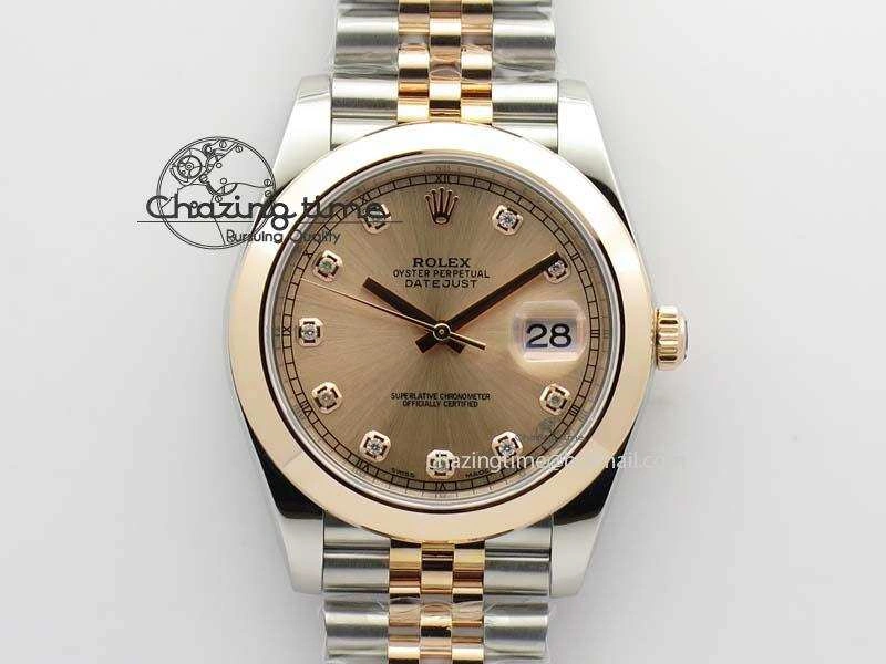 Bold DateJust 41mm 126303 Noob 1:1 Best Edition RG Wrapped RG Diamond Dial On Jubilee Bracelet A 3783