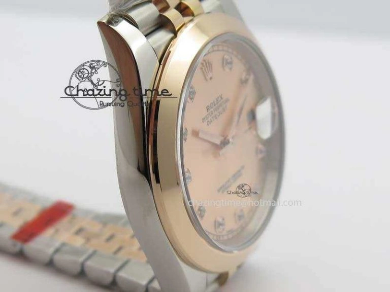 Bold DateJust 41mm 126303 Noob 1:1 Best Edition RG Wrapped RG Diamond Dial On Jubilee Bracelet A 3783