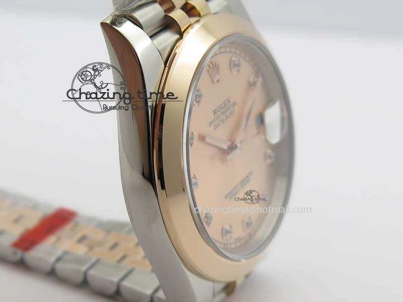 Bold DateJust 41mm 126303 Noob 1:1 Best Edition RG Wrapped RG Diamond Dial On Jubilee Bracelet A 3783