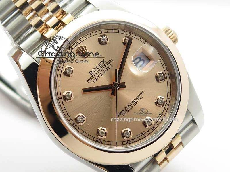 Bold DateJust 41mm 126303 Noob 1:1 Best Edition RG Wrapped RG Diamond Dial On Jubilee Bracelet A 3783