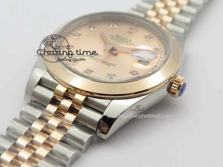 Bold DateJust 41mm 126303 Noob 1:1 Best Edition RG Wrapped RG Diamond Dial On Jubilee Bracelet A 3783