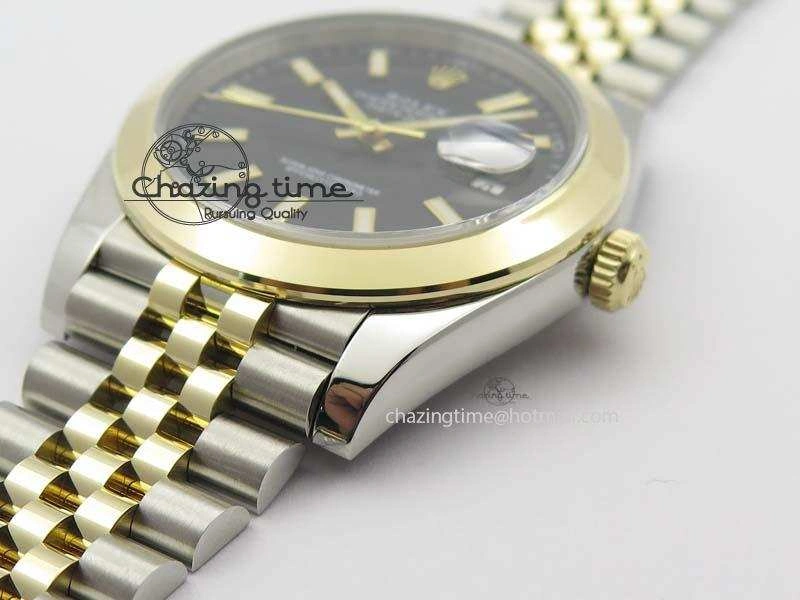 DateJust 41mm 126303 Noob 1:1 Best Edition YG Wrapped Black Dial On SS YG Jubilee Bracelet A Snug 3760