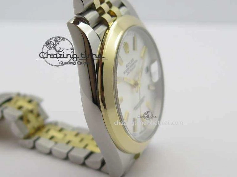 DateJust 41mm 126303 Noob 1:1 Best Edition YG Wrapped Silver Dial On SS YG Jubilee Bracelet A GoodFit 3764