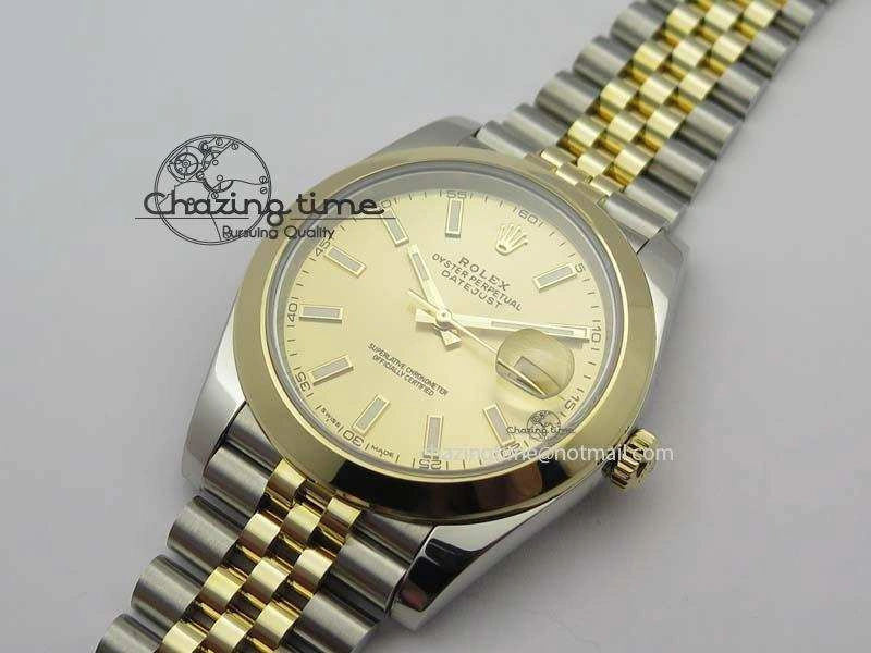 DateJust 41mm 126303 Noob 1:1 Best Edition YG Wrapped YG Dial On SS YG Jubilee Bracelet A Affordable 3761