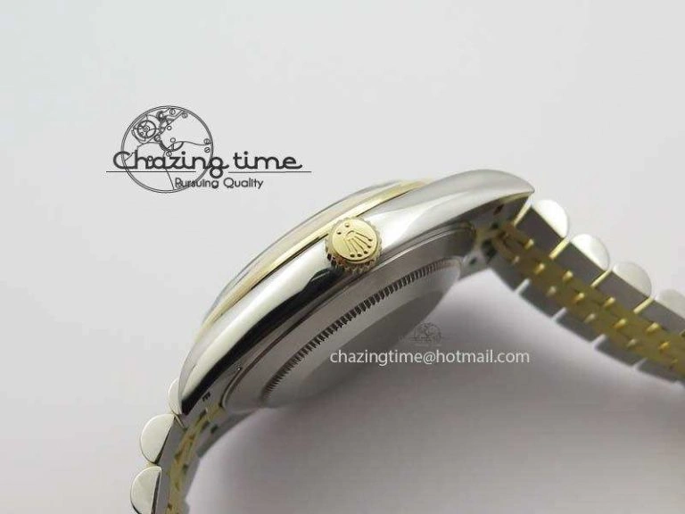 Chic DateJust 41mm 126333 Noob 1:1 Best Edition YG Wrapped YG Dial Diamond On SS YG Jubilee Bracelet A 3763