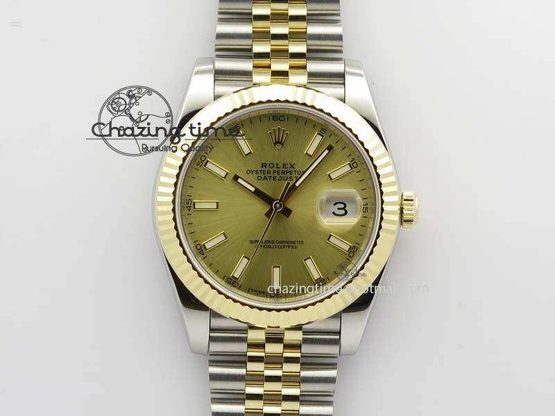 Durable DateJust 41mm 126333 Noob 1:1 Best Edition YG Wrapped YG Dial On SS YG Jubilee Bracelet A 3757