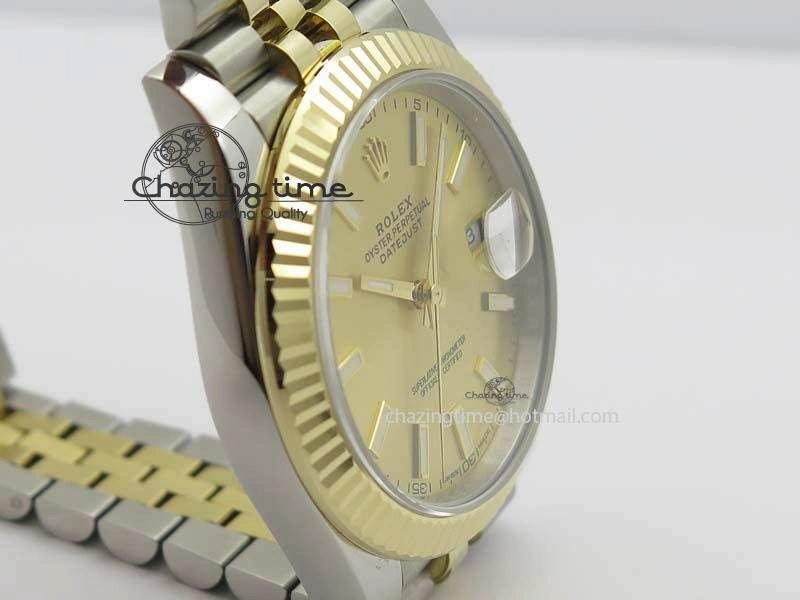 Durable DateJust 41mm 126333 Noob 1:1 Best Edition YG Wrapped YG Dial On SS YG Jubilee Bracelet A 3757