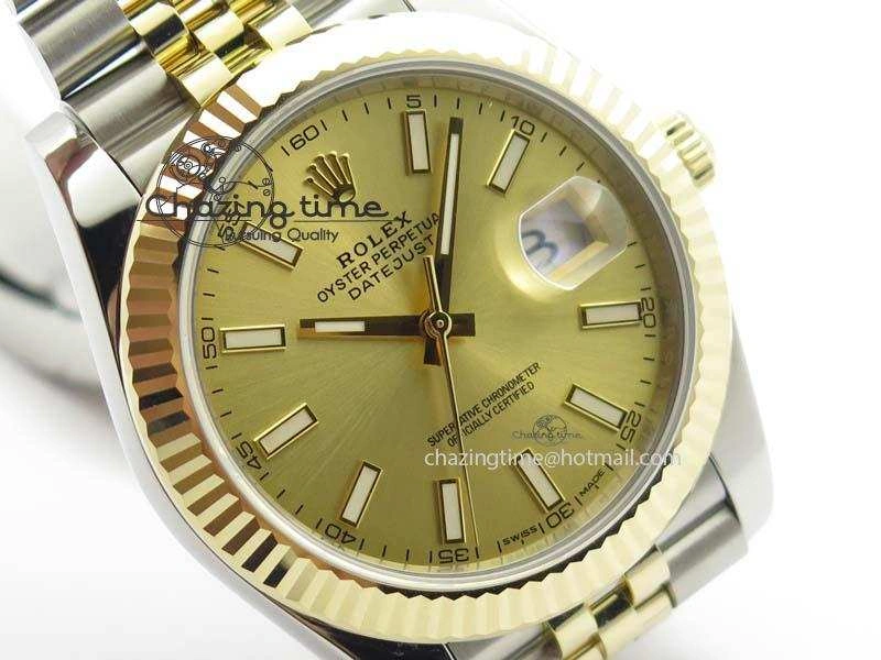 Durable DateJust 41mm 126333 Noob 1:1 Best Edition YG Wrapped YG Dial On SS YG Jubilee Bracelet A 3757