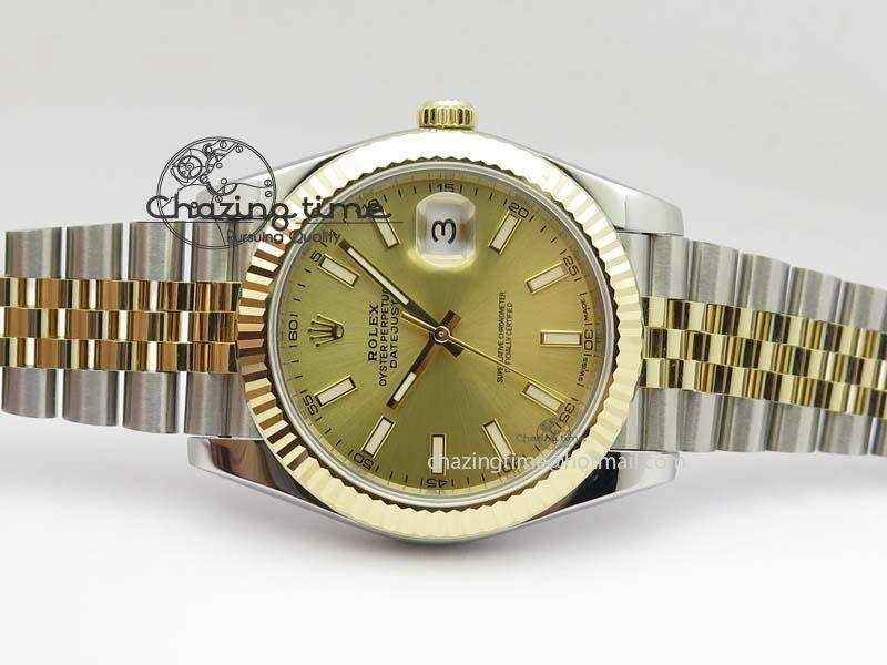 Durable DateJust 41mm 126333 Noob 1:1 Best Edition YG Wrapped YG Dial On SS YG Jubilee Bracelet A 3757