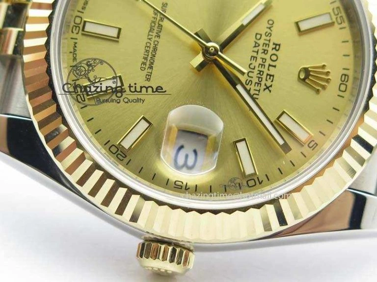 Durable DateJust 41mm 126333 Noob 1:1 Best Edition YG Wrapped YG Dial On SS YG Jubilee Bracelet A 3757