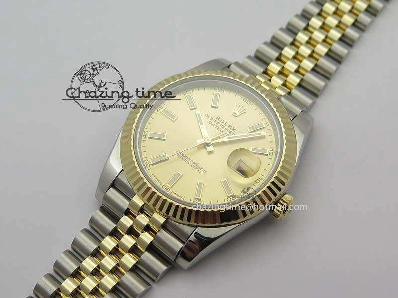 Durable DateJust 41mm 126333 Noob 1:1 Best Edition YG Wrapped YG Dial On SS YG Jubilee Bracelet A 3757