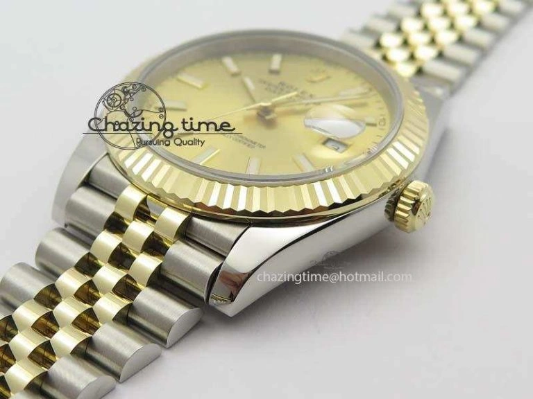 Durable DateJust 41mm 126333 Noob 1:1 Best Edition YG Wrapped YG Dial On SS YG Jubilee Bracelet A 3757